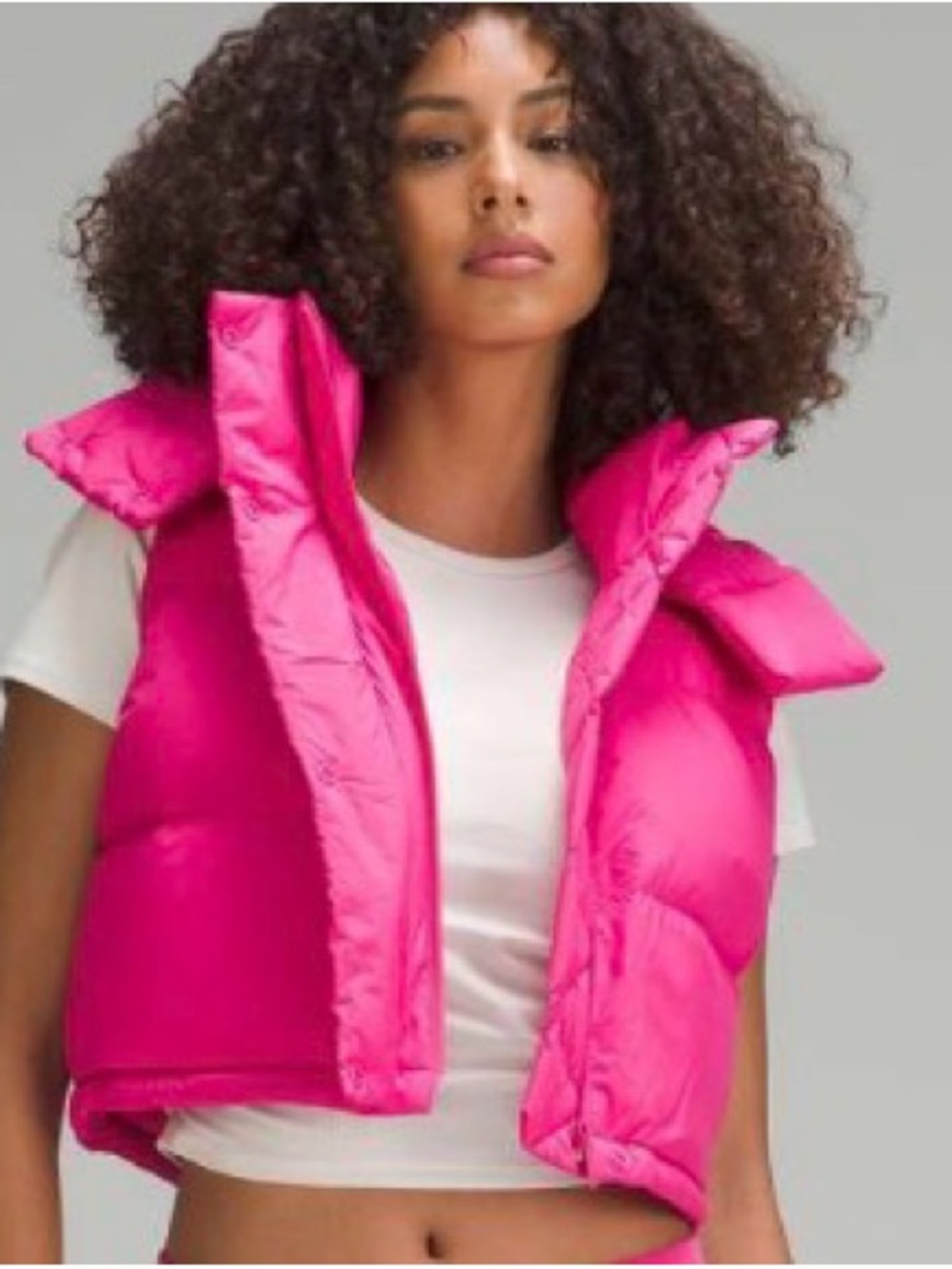 Lululemon Wunderpuff crop vest
